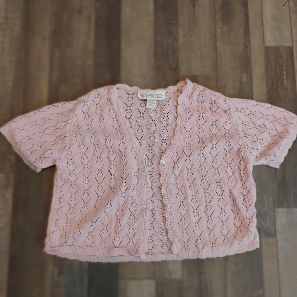 Motherhood Maternity Pink Knit Crop Top